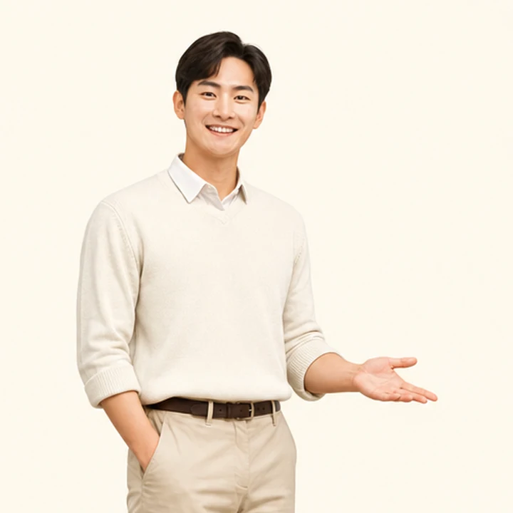 저신용 무보증 장기렌트 상담 신청을 안내하는 담당자